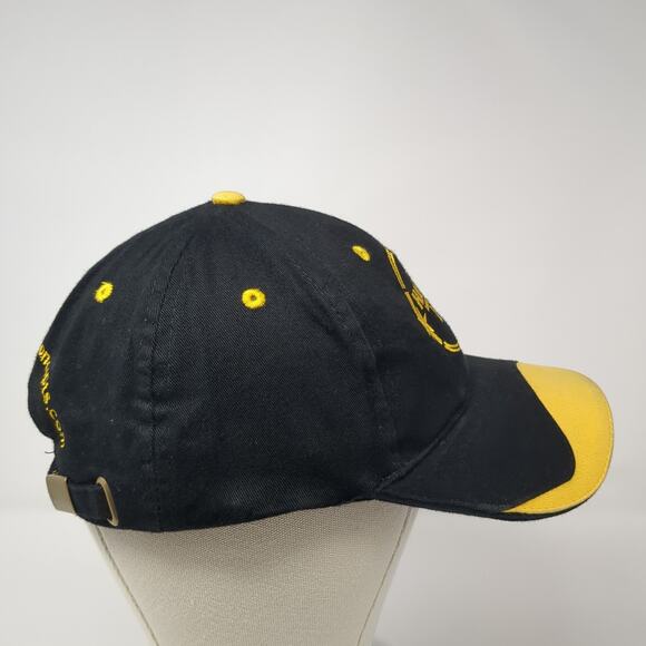 Hammer Lock Slideback Baseball Cap Black One Size Adjustable Embroidered Gillman - Picture 5 of 9